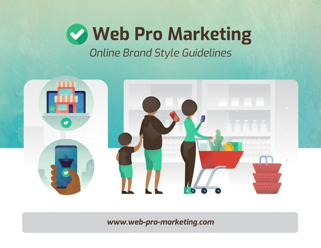 Online Marketing Brand Style Guide Ebook - Página 1