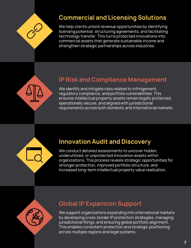 Innovation and Intellectual Property Business Catalog - Página 7