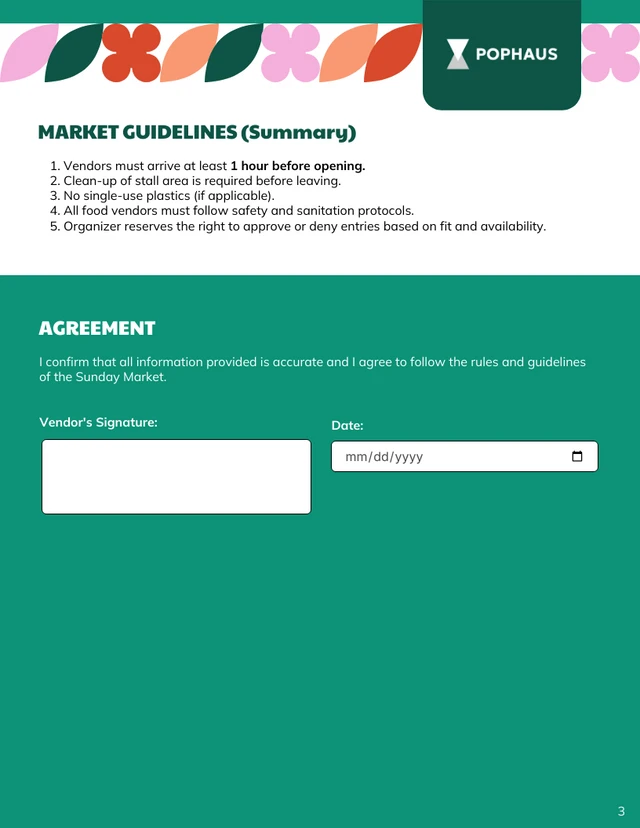 Entry Form Template - Page 3