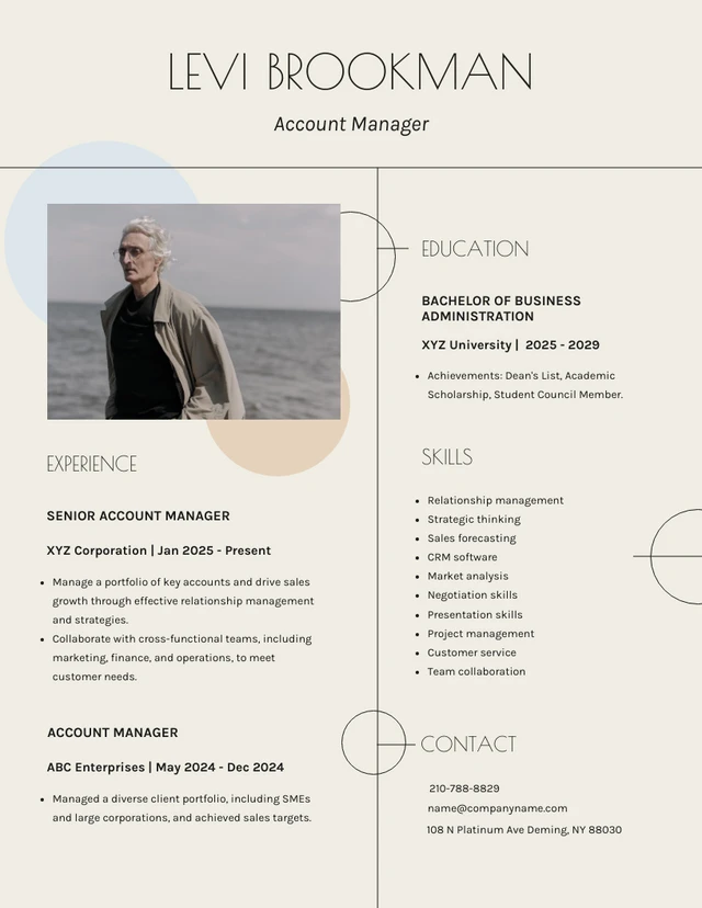 Soft Cream Account Manager Template