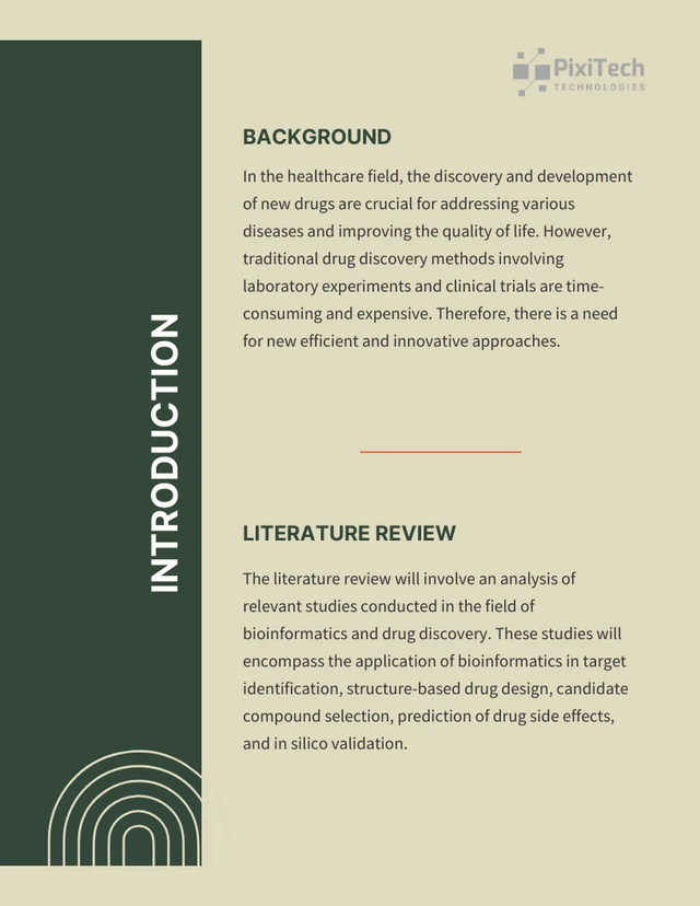 Beige And Dark Green Minimalist Research Proposal - page 2