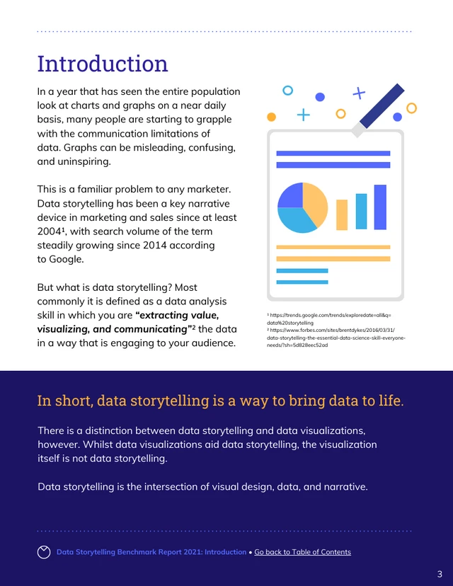 Data Storytelling Benchmark Report - Venngage