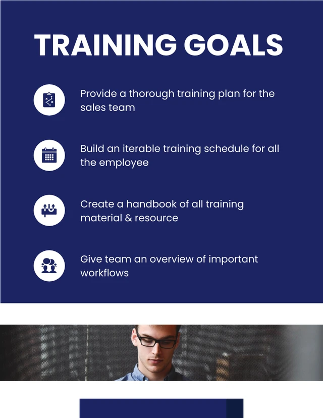 Blue And White Simple Minimalist Institution Training Plans - Page 3