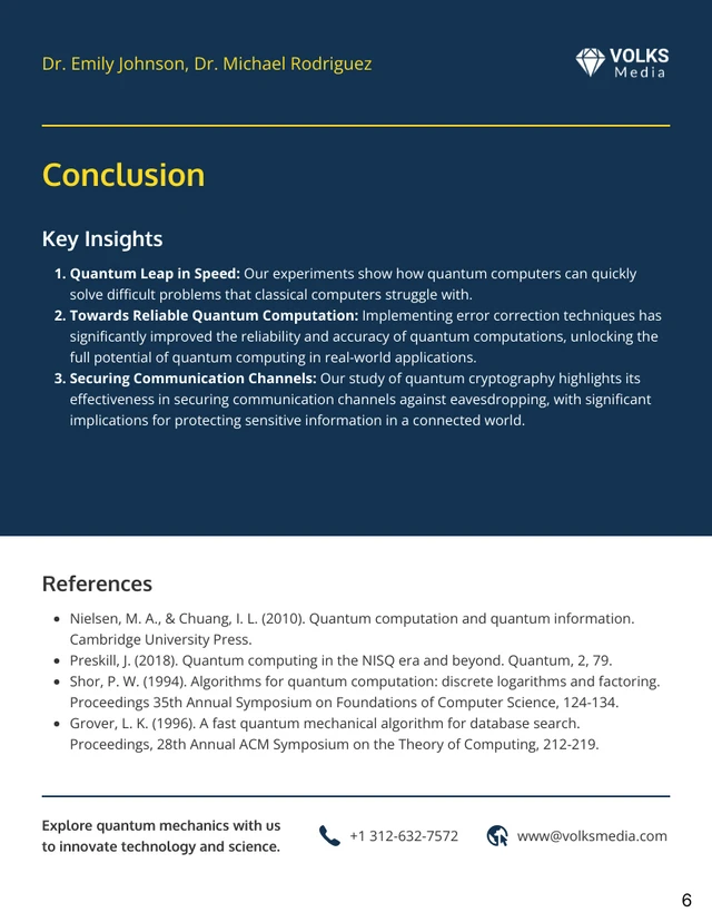 Scientific White Paper Template - page 6