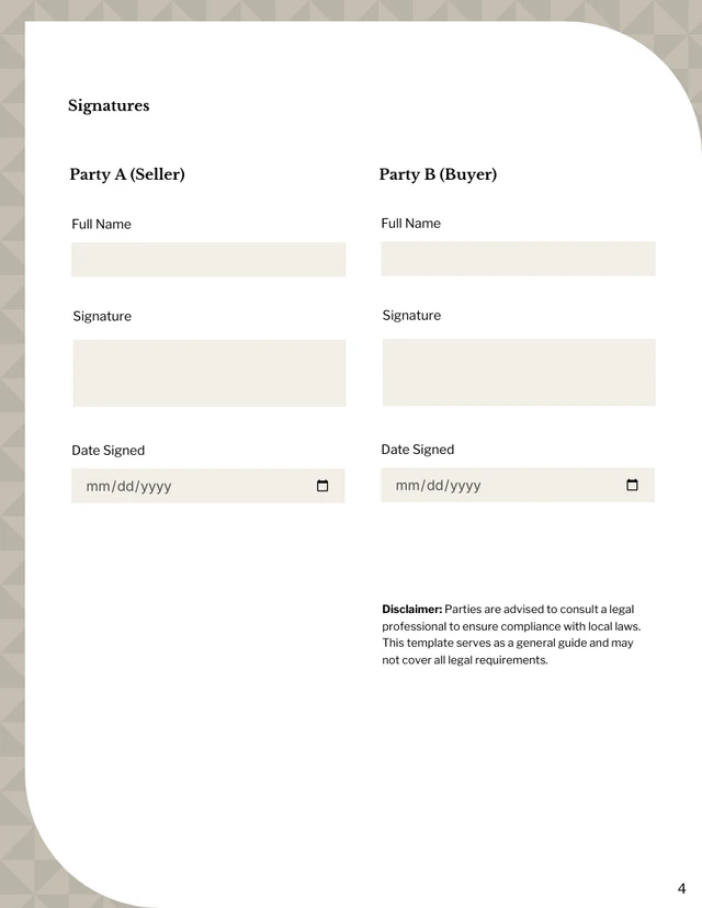 International Sales Contract Template - page 4