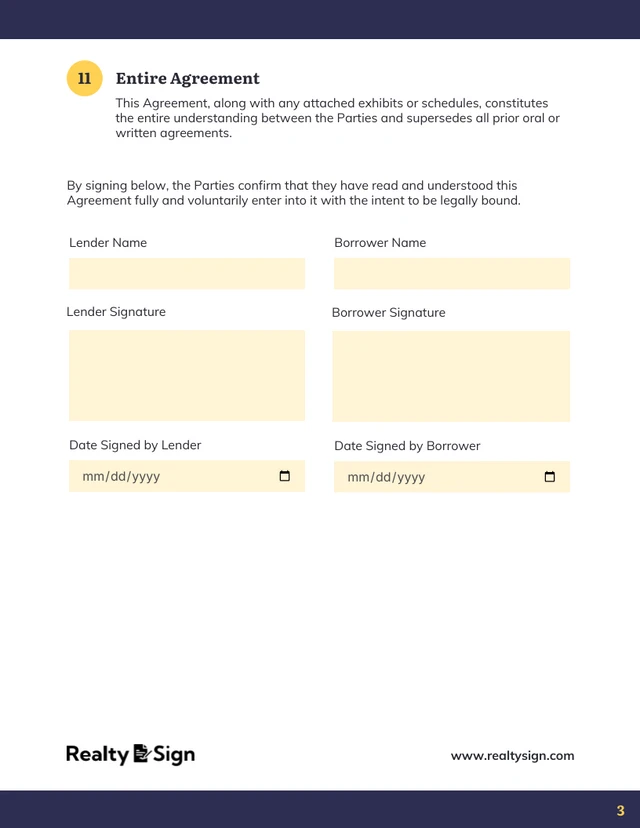 Mortgage Contract Template - Página 3