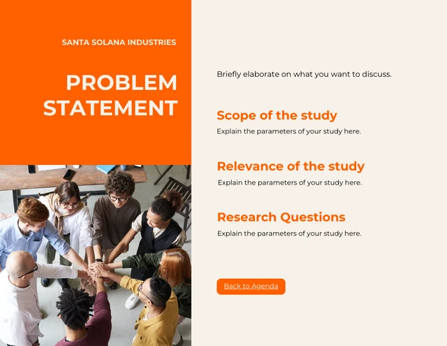 Orange And White Professional Simple Modern Proposal Research Presentation - Page 3