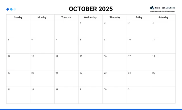 Simple Calendar Work Schedule Template - Pagina 10