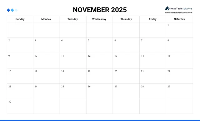 Simple Calendar Work Schedule Template - Seite 11