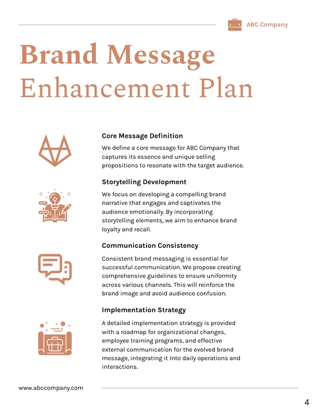 Brand Messaging Proposal - Page 4