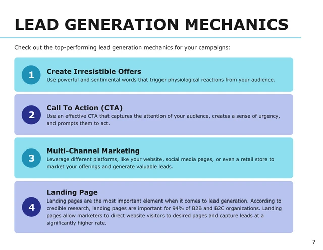 Gradient Marketing Lead Generation eBook - Página 7