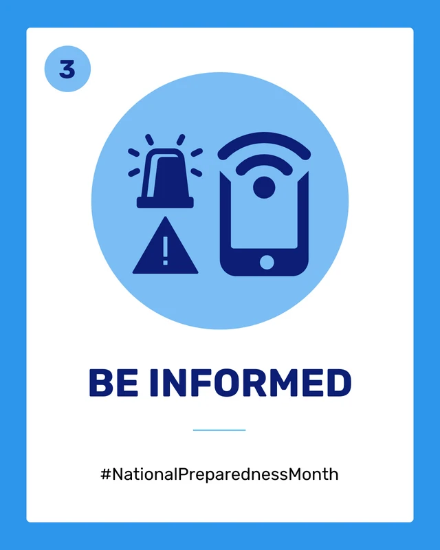 Emergency Preparedness Month Instagram Carousel Post - صفحة 4