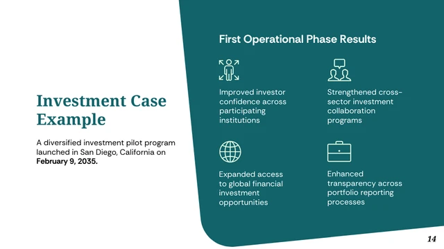 Financial Growth and Investment Presentation - صفحة 14