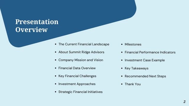 Financial Growth and Investment Presentation - صفحة 2