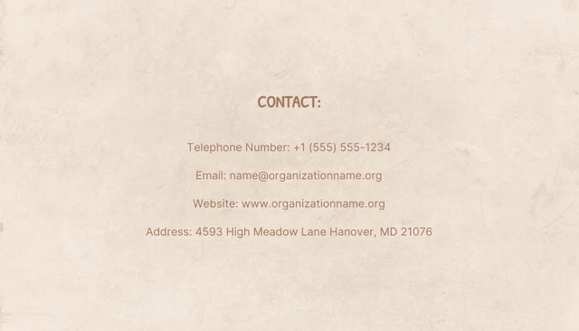 Brown Modern Texture Creative Student Business Card - Page 2