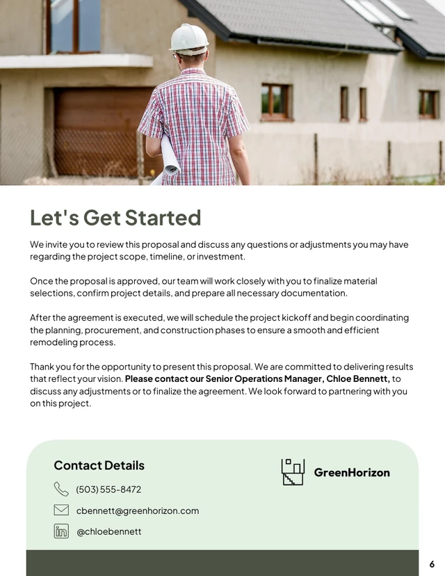 Remodel Proposal Template - صفحة 6