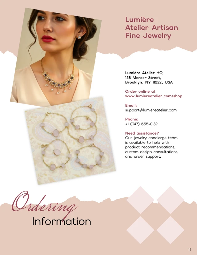 Artisan Jewelry Catalog Template - Página 11