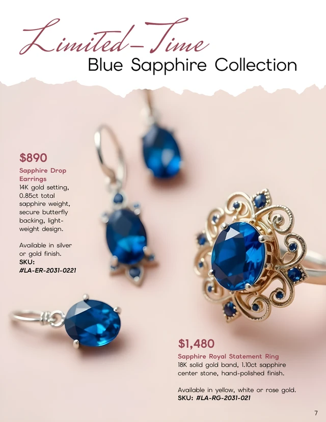 Artisan Jewelry Catalog Template - Página 7