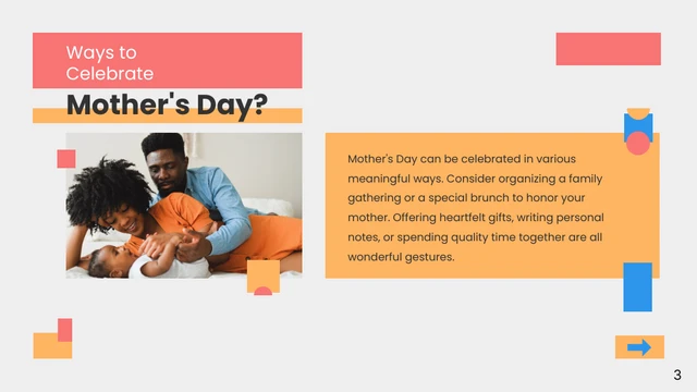 Simple Pastel and Orange Mother's Day Presentation - صفحة 3