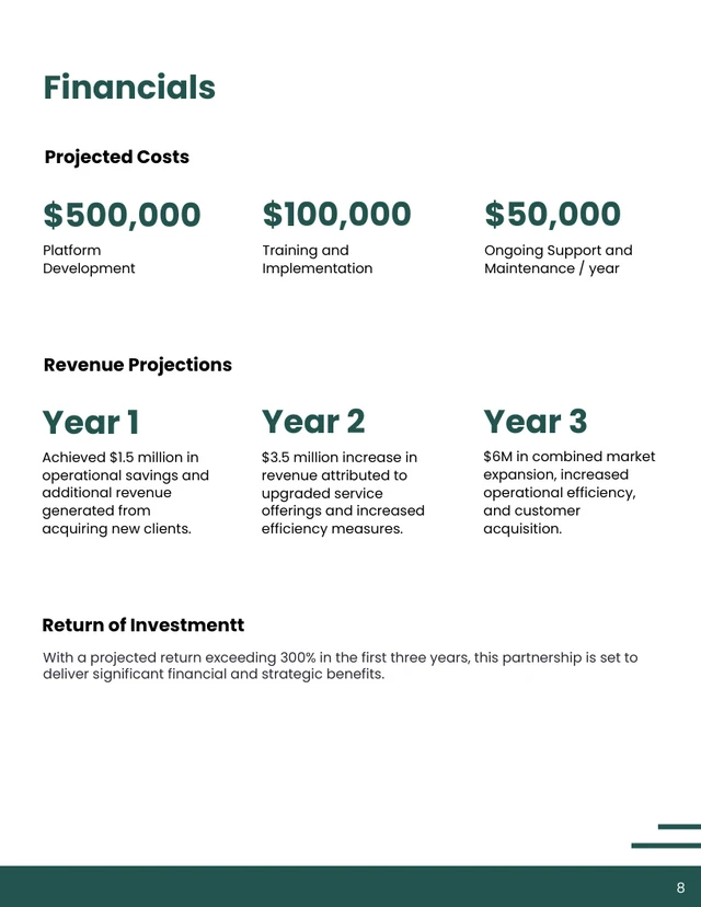 Cross-Industry Collaboration Proposal Template - Pagina 8