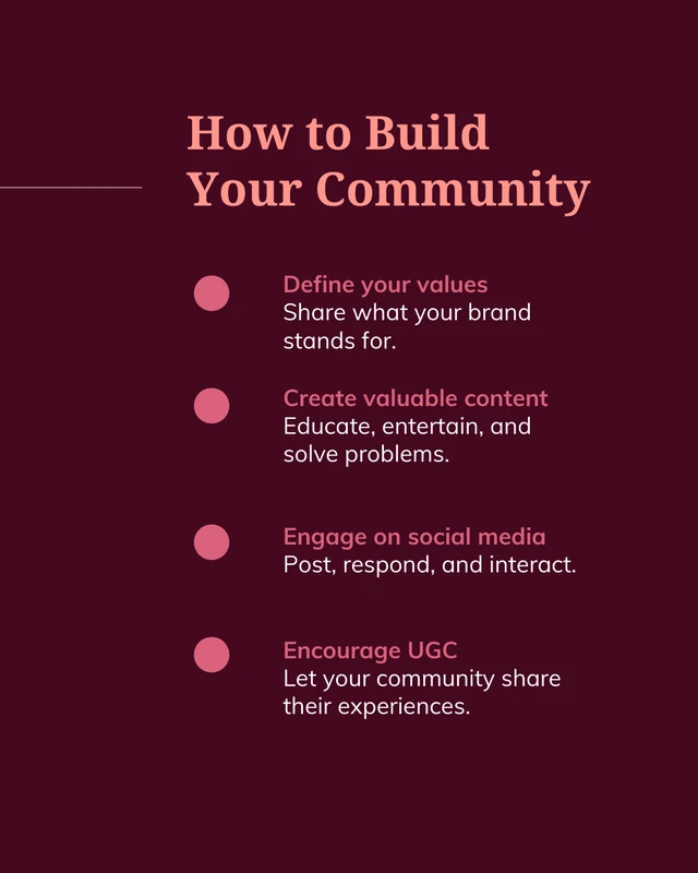 Building a Brand Community Social Media Carousel Template - Página 3